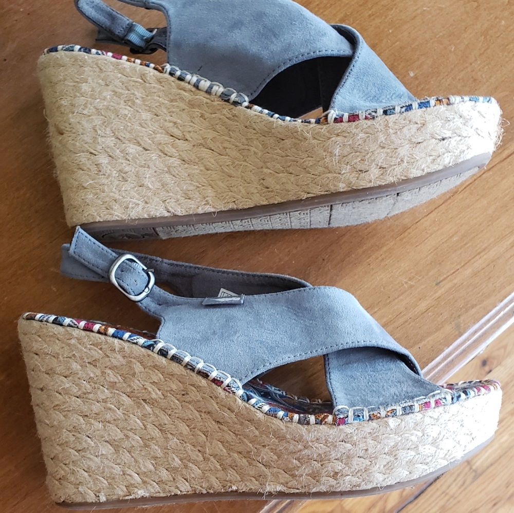 Rocket dog leather wedges